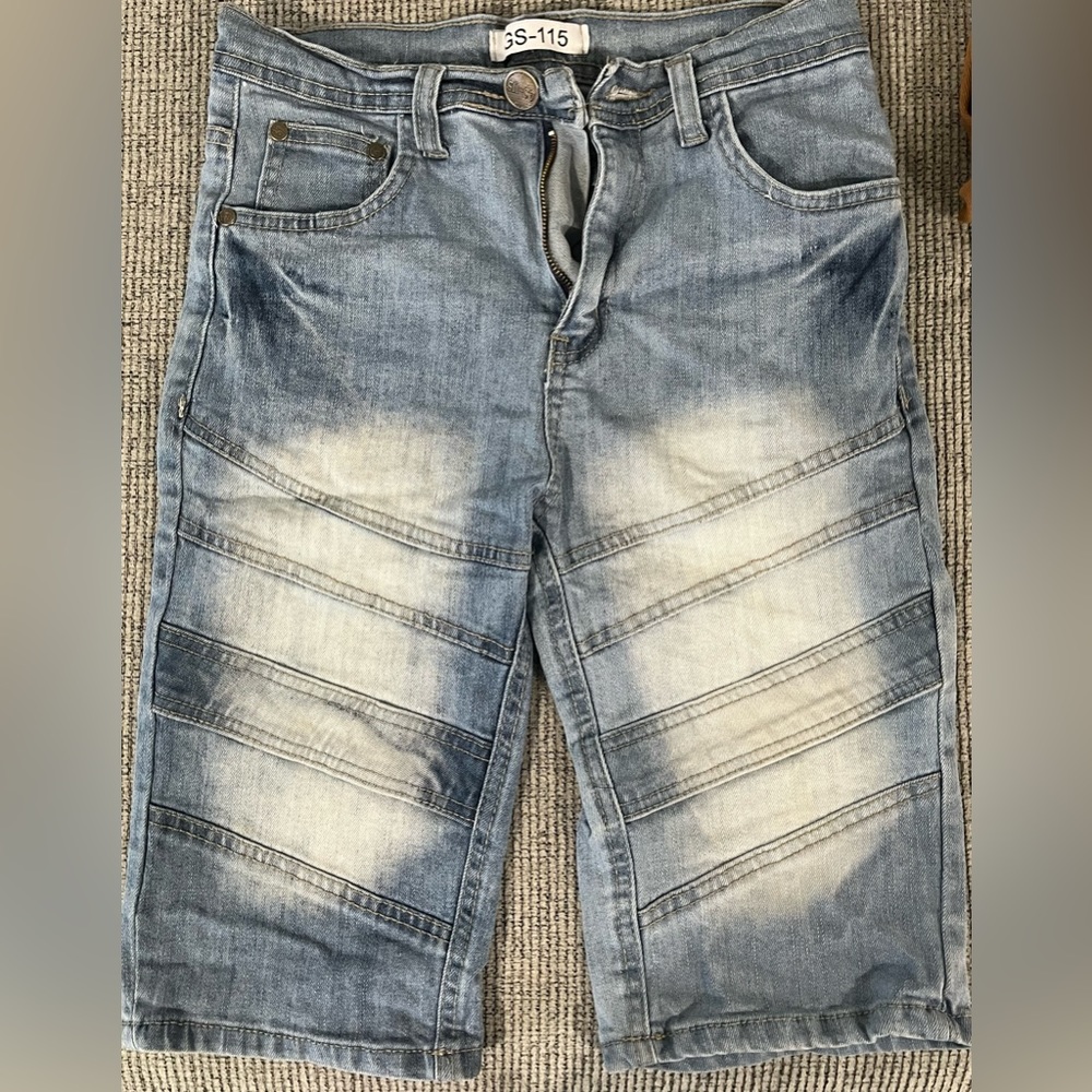 Distressed Jean Shorts